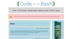 Desktop Screenshot of codebash.org